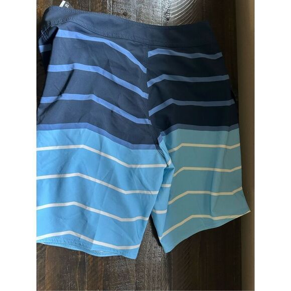 Volcom Men's Mod Tech 19” Boardshort Swim Trunk size 29 blue stripe - Picture 4 of 7